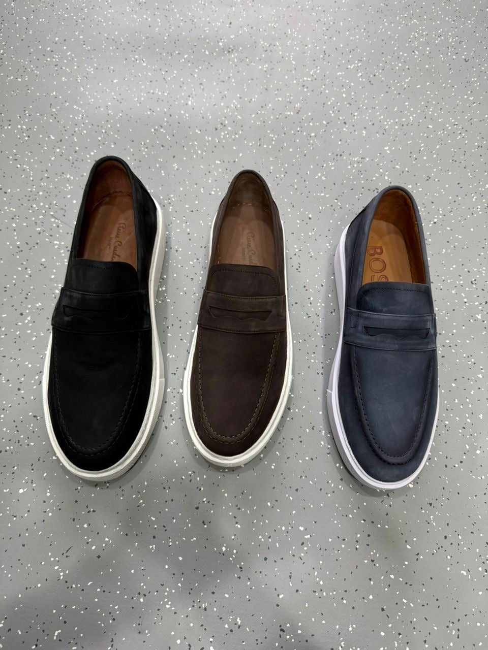 Sneakers Classiques en Cuir Premium