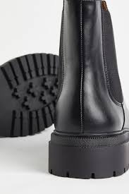 Bottines Homme Chelsea en Cuir Noir
